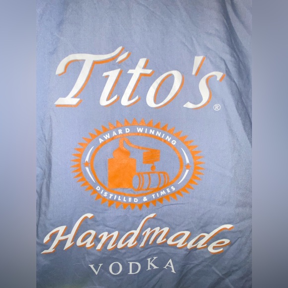 NWOT | Tito's Vodka | Workwear Styled Cintas Button Up | Short Sleeve | Large - Picture 6 of 8